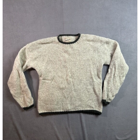 Vintage Woolrich Wool Knit Fisherman Crewneck Sweater Men’s XL - Picture 1 of 5